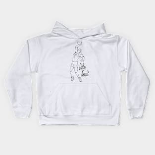 dalton knecht illustration Kids Hoodie